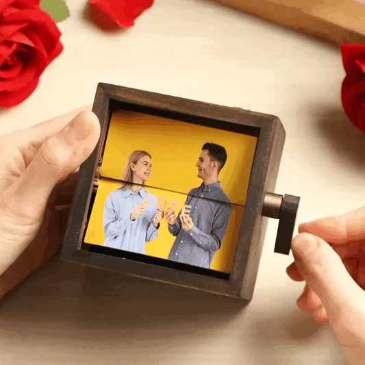 Hand-Crank Flipbook Box - Mother's day Gift