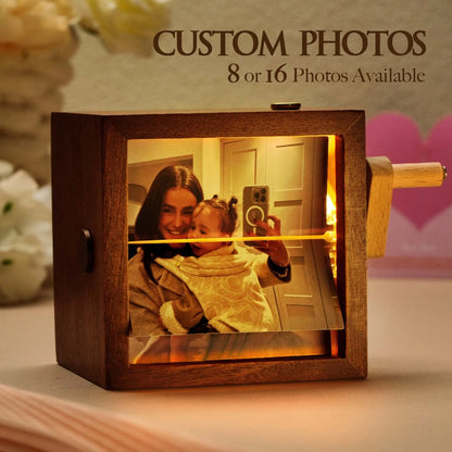 Hand-Crank Flipbook Box - Mother's day Gift