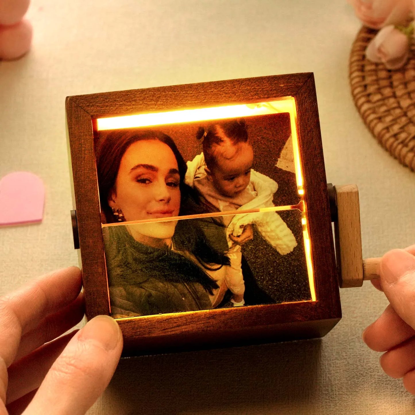 Hand-Crank Flipbook Box - Mother's day Gift