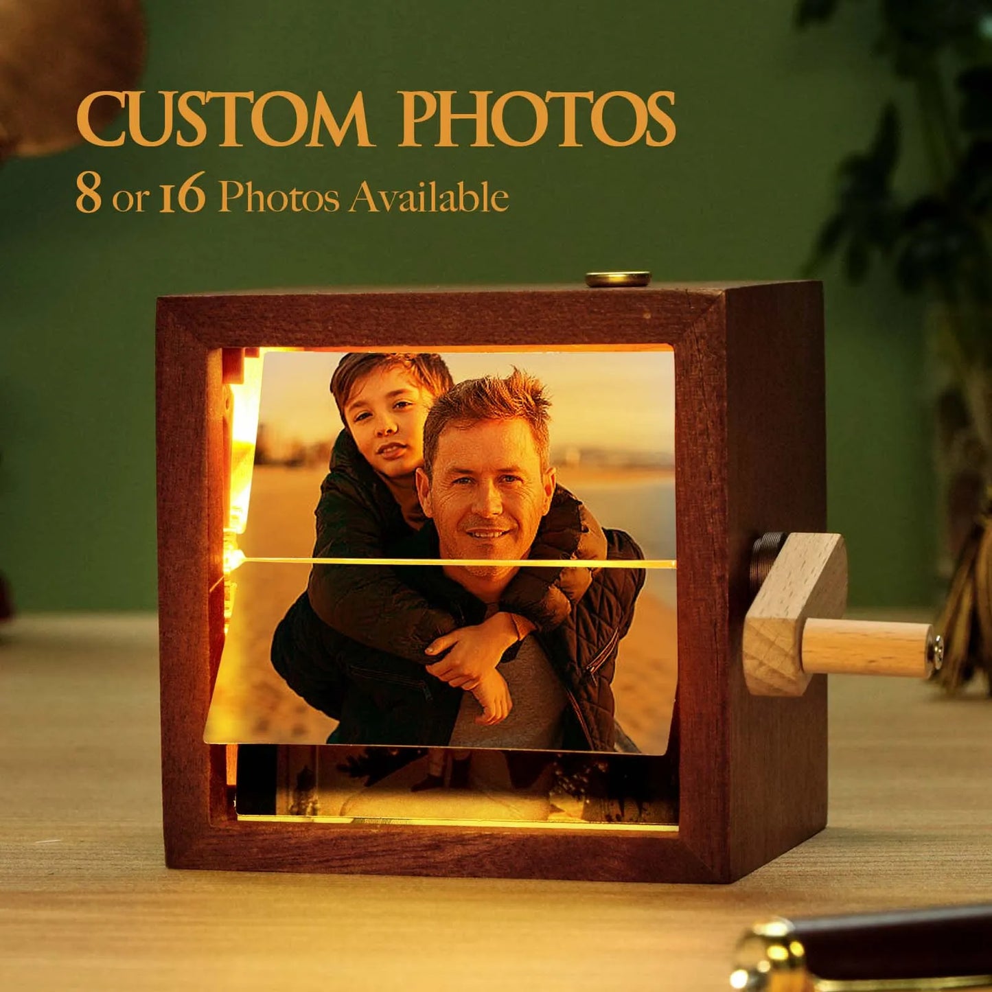 Hand-Crank Flipbook Box - Mother's day Gift