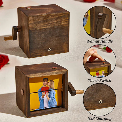 Hand-Crank Flipbook Box - Mother's day Gift